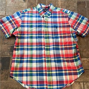 Mens XL plaid button up men’s shirt polo Ralph Lauren